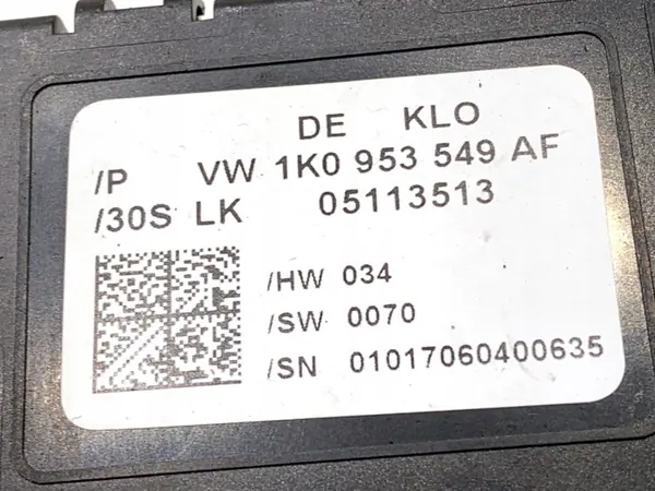 Capteur angle braquage VW Touran 1K0953549AF OEM image 4