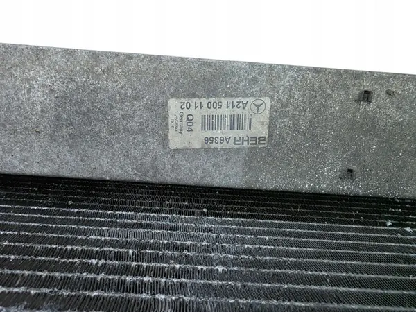 CHŁODNICA CHŁODNICE WODY KLIMATYZACJI MERCEDES W211 3.2 CDI KOMPLET image 7