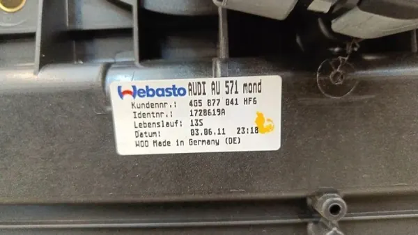 Teto solar Audi OE 4G5877041 - Estado usado image 5