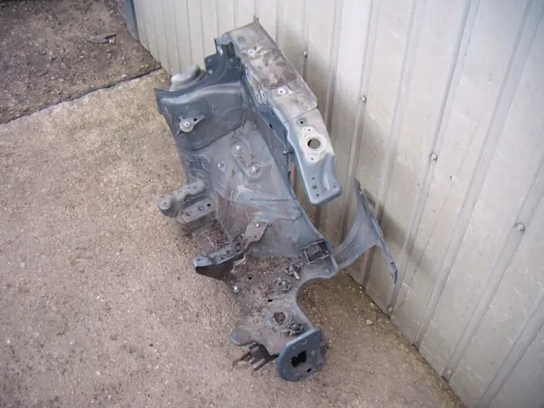 VW TOURAN 1 I 03- LA7X Rail Quart Avant Gauche image 3