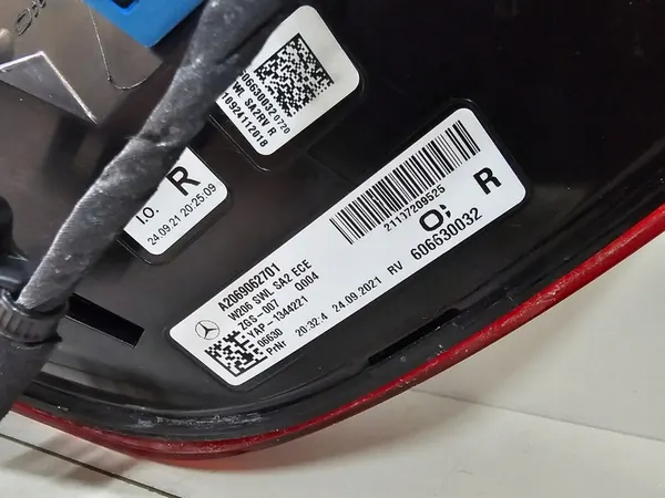 Rechter Achterlicht Mercedes C-Klasse W206 Sedan LED A2069062701 image 9