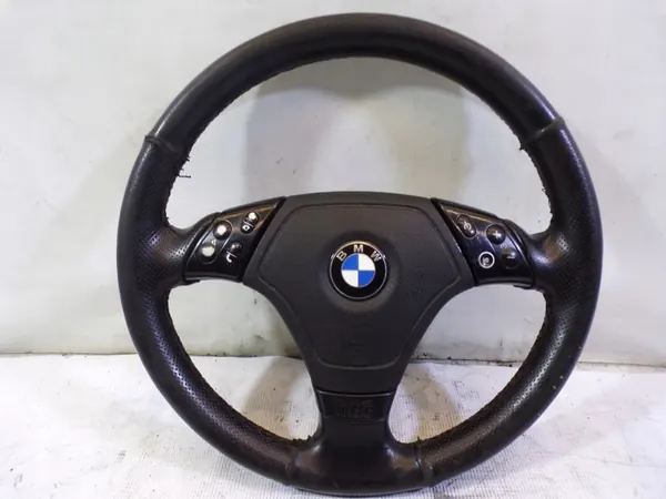 BMW OE Ratt med Airbag för E46 - Läder image 2