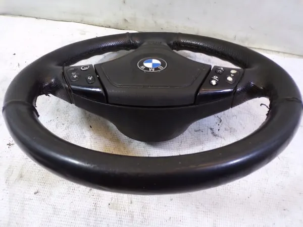 BMW OE Ratt med Airbag för E46 - Läder image 6