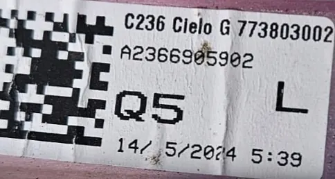 Bande de toit gauche Mercedes CLE A2366905902 image 2