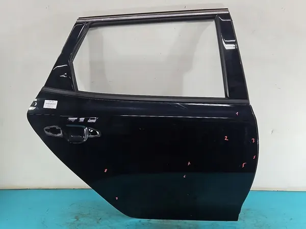 Höger Bakdörr Kia Optima IV 15- Kombi 5D Svart ABP image 2