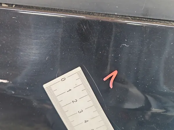 Höger Bakdörr Kia Optima IV 15- Kombi 5D Svart ABP image 3