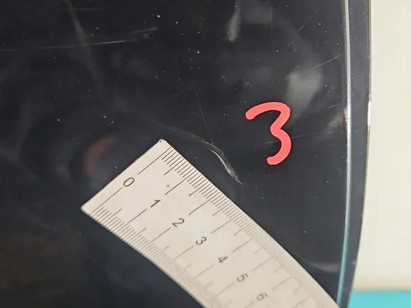 Höger Bakdörr Kia Optima IV 15- Kombi 5D Svart ABP image 5