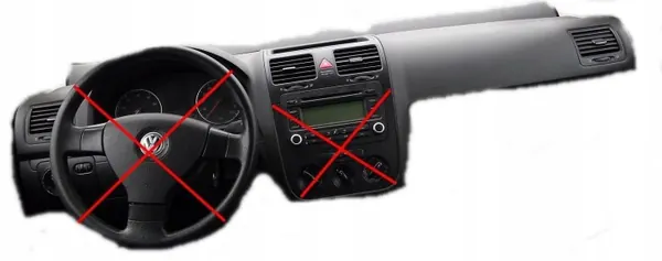 Painel VW Golf V OEM SSA34578 Completo com Airbag image 2