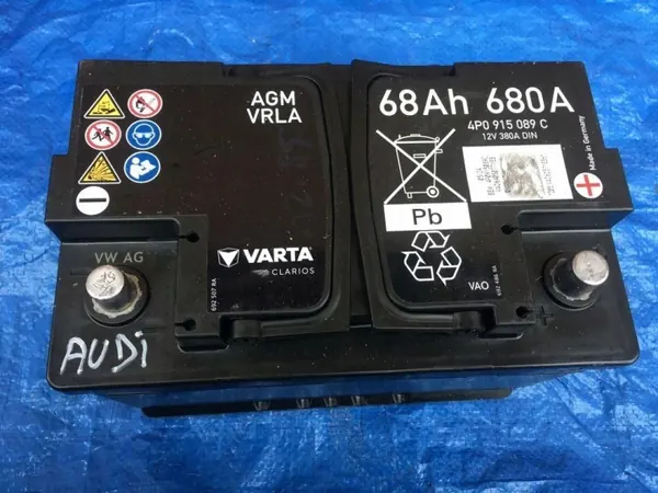 Audi AGM Akku 68Ah 680A OEM 4P0915089C image 2