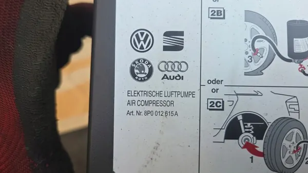 Compresseur d'air Audi OEM 8P0012615A pour roues image 3