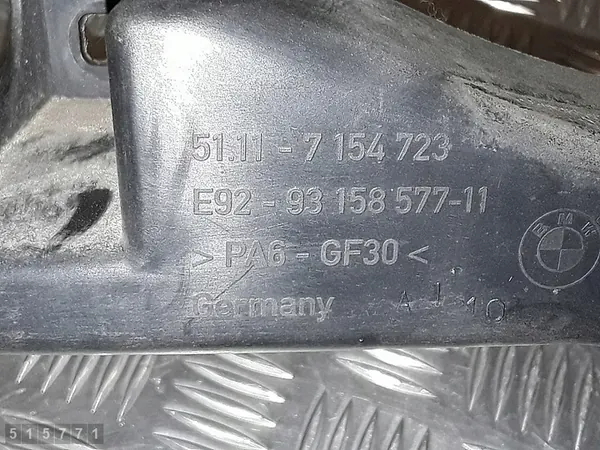 Soporte de faro BMW 3 Series E92 2009 51117154723 image 2