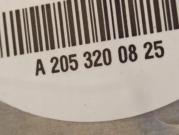 MERCEDES W205 BAKRE HÖGER LUFTFJÄDER A2053200825 image 4