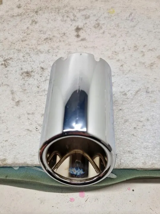 Bout d'échappement gauche OEM 4F0253825 Audi A6 C6 image 2