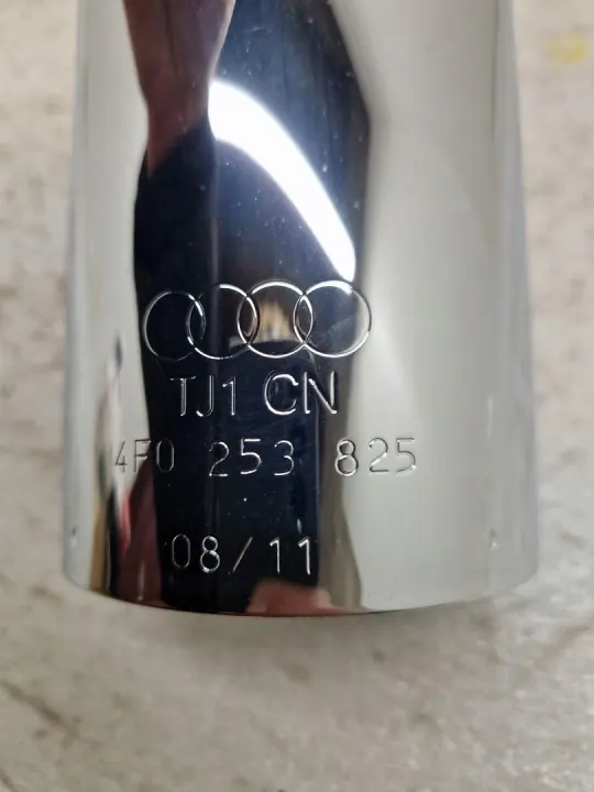 Bout d'échappement gauche OEM 4F0253825 Audi A6 C6 image 3