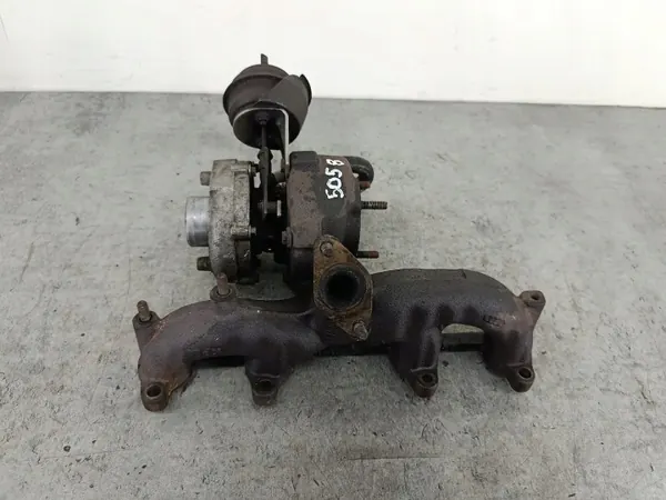 Turbo com coletor usado OEM 038253019N image 7