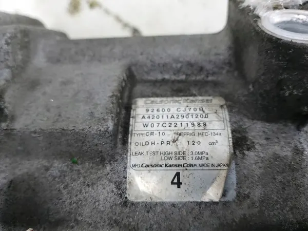 Compressore Aria Condizionata Nissan Tiida 92600-CJ70B image 3