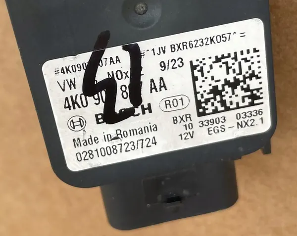 Sensor NOx VW Audi Skoda OEM 4K0907807AA image 3