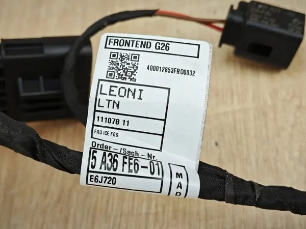 OEM 5A36FE6 etuturvavyö BMW:lle - Käytetty image 6