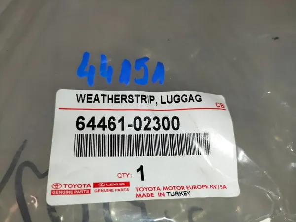 OEM 64461-02300 baklucktätning för Toyota Corolla E21 image 3