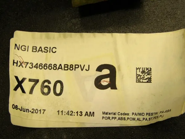 Jaguar XE X760 Heck-Kofferraumablage OEM HX7346668AB image 4