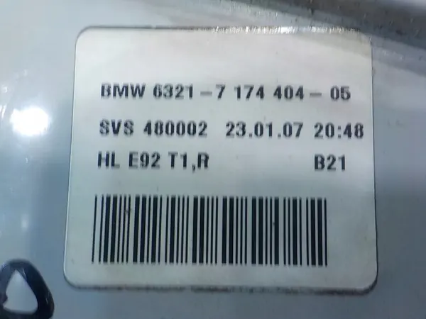 BMW E92 LIFT 2.0D AUT Luz Trasera Derecha 7174404 image 7