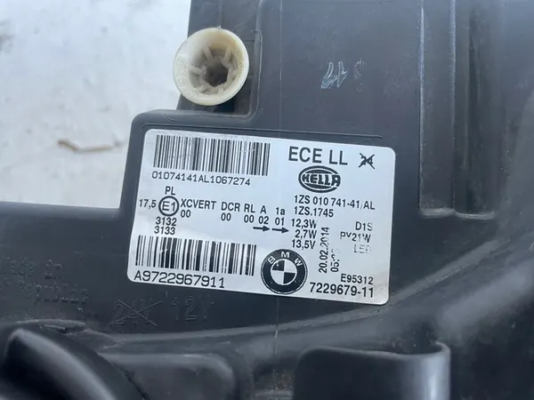 BMW 1 F20 F21 farol Bi Xenon esquerdo 7229679 image 5