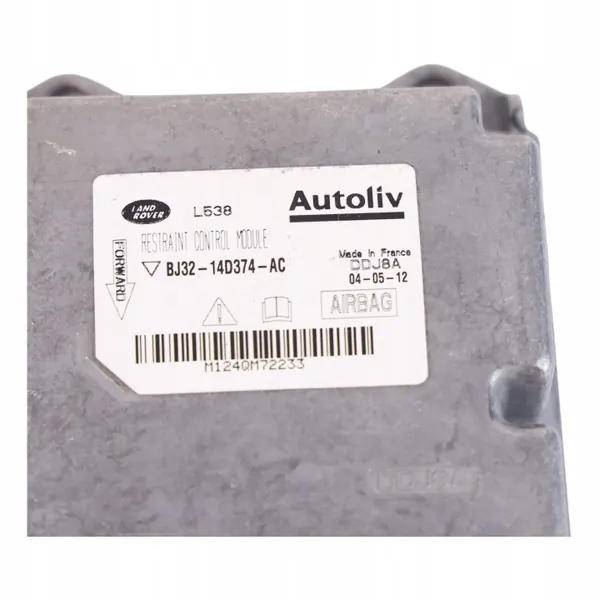 Land Rover Airbag-sensor OEM BJ32-14D374-AC Begagnad image 2