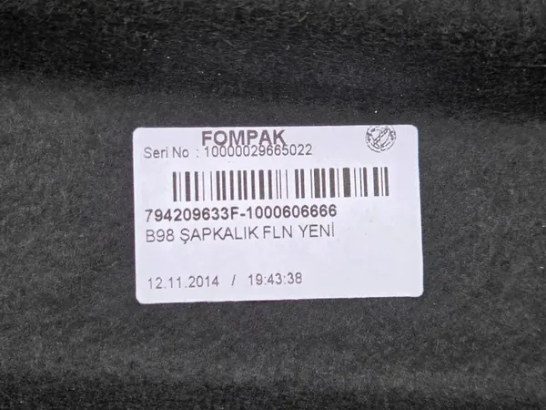 Estante de maletero OEM 794209633F para Renault Clio IV HB image 8