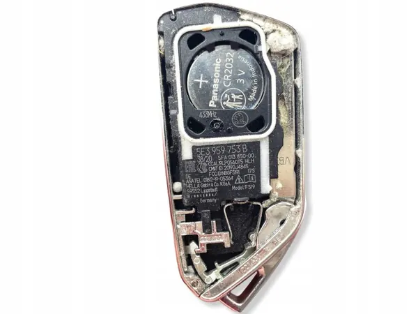 Skoda Keyless Afstandsbediening OEM 5E3959753B image 8