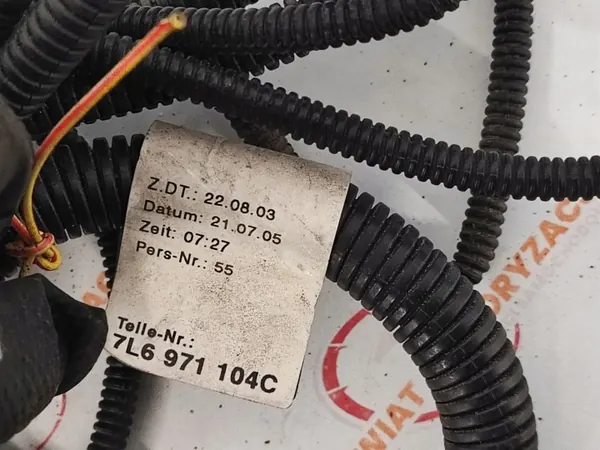 VW Touareg I Heck PDC Sensor Kabelbaum 7L6971104C image 5