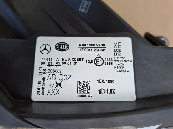 Mercedes-Benz OE A4479065300 reflector image 6