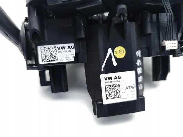 VW Scirocco Scheibenwischer Schalter + Squib Ring 2011 image 6