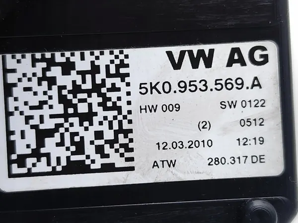 VW Scirocco Scheibenwischer Schalter + Squib Ring 2011 image 7