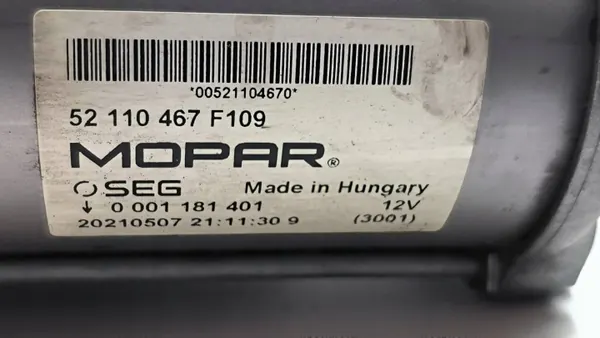 Startmotor OEM 0001181401 för Fiat Doblo II Lift image 3