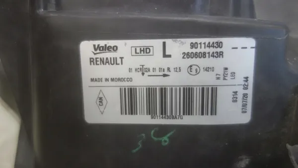 DACIA SANDERO LOGAN 2 II LIFT LED 17- VASEN VALO OEM image 8