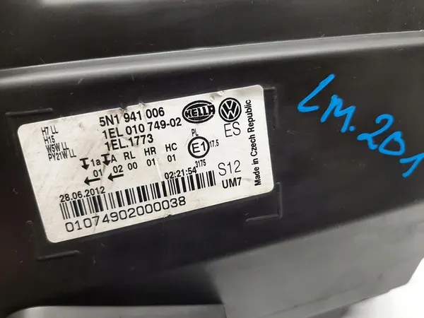 REFLETOR DIREITO VW TIGUAN 5N12-LIFT 5N1941006C image 3