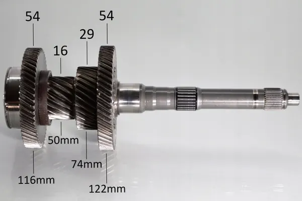 Arbre d'entrée DQ500 DSG pour VW T5 T6 0BH 0BT image 2