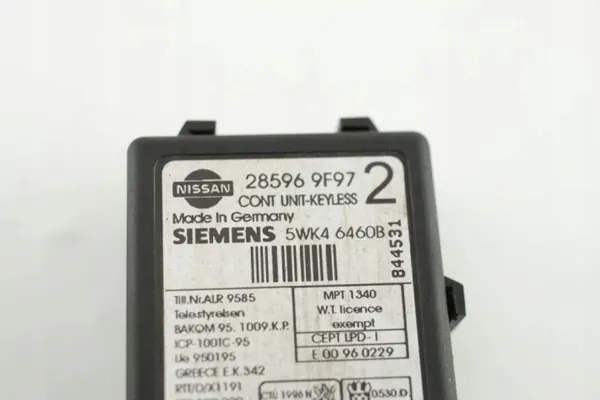 Relämodul OEM 28596 9F97 för Nissan Primera P12 image 4