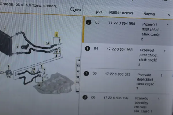 Öljynjäähdytysletku OEM 8854984 8854985 BMW XM G09 image 4