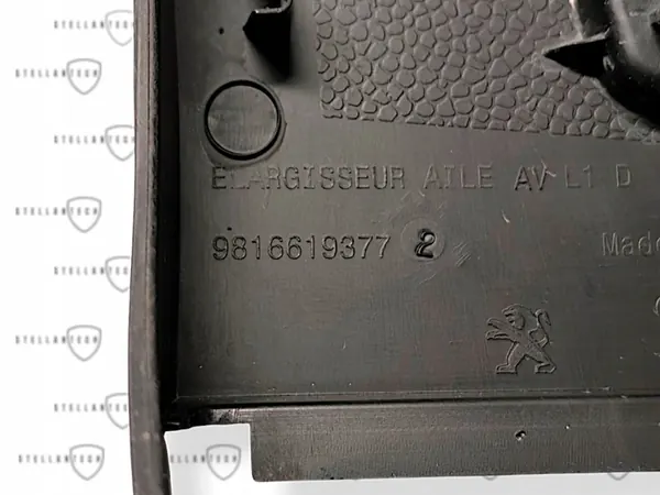 Peugeot Rifter Right Front Fender Trim OE 9816619377 image 5