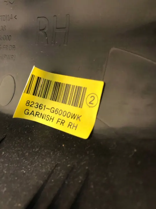 OEM 82361G6000BILI Front Rechts Türhaut Kia Picanto image 8