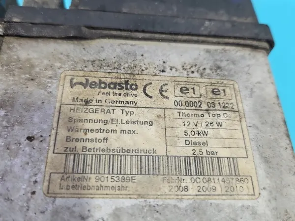 Webasto Mazda 6 II GH 2.2 CiTD Lämmityslaite 67889C image 3