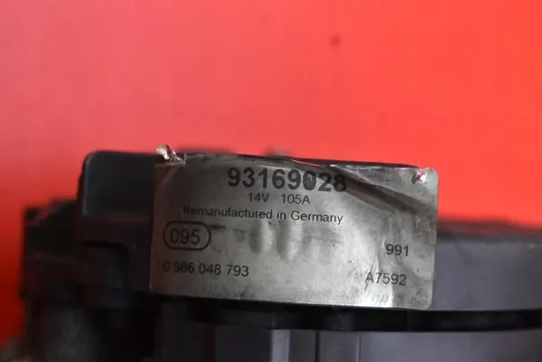 Generaattori Opel Vectra C 1.9 CDTI 2005-2009 OEM 93169028 image 7