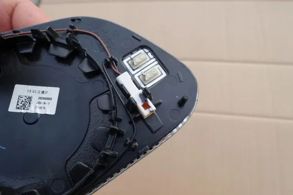 Inserção vidro espelho esquerdo Tesla Model 3 OEM image 6