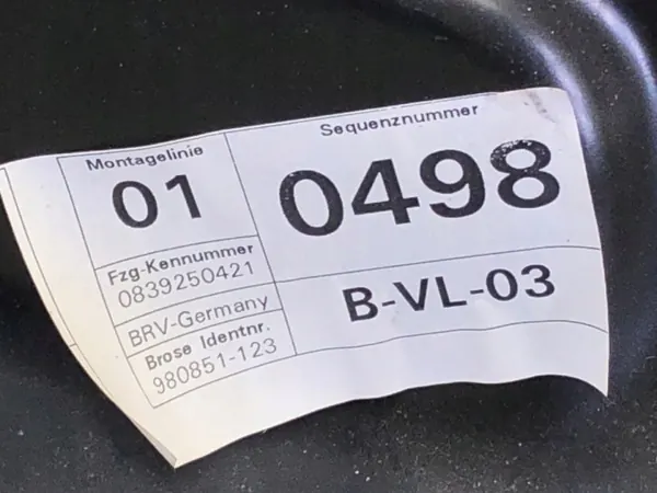 OEM 1K0959701AC Regulador Ventana Izquierda Delantera VW Passat image 4