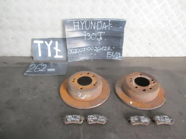 Kit travão traseiro OEM TARCZE KLOCKI TYŁ HYUNDAI I30 image 2