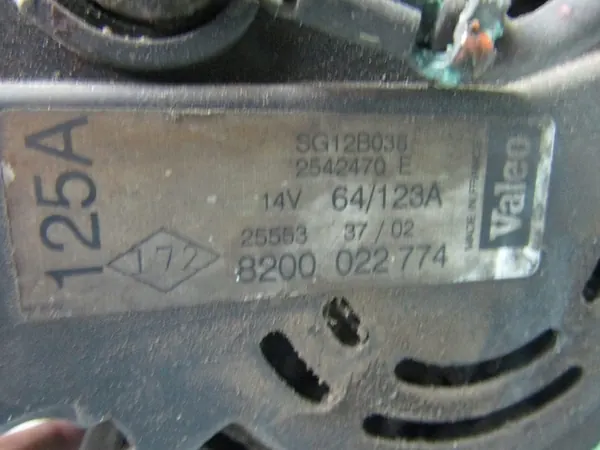 CLIO II 02R 1.5 DCI Alternator image 8