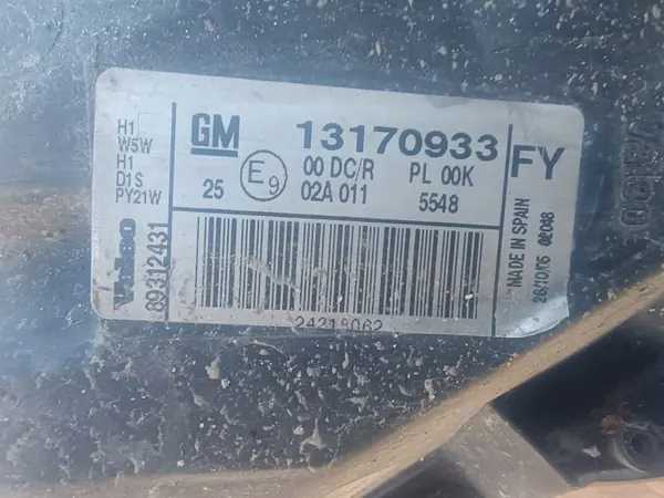 Farol Bi-Xenón Esquerdo OEM 13170933 para Opel Vectra C image 7