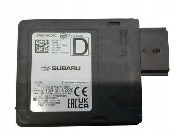 Module radar angle mort Subaru Forester OEM 87651VC010 image 2