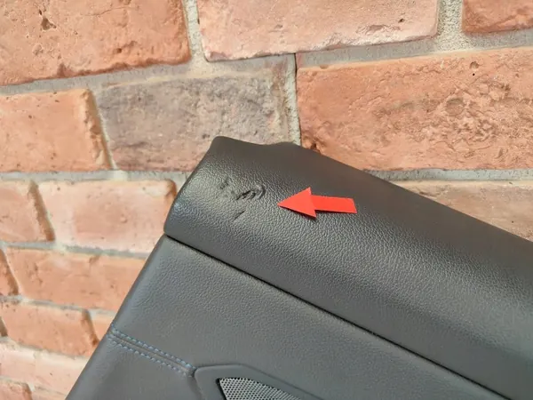 OEM 9462602 Lederverkleidung Rechte Hintertür Schwarz image 9
